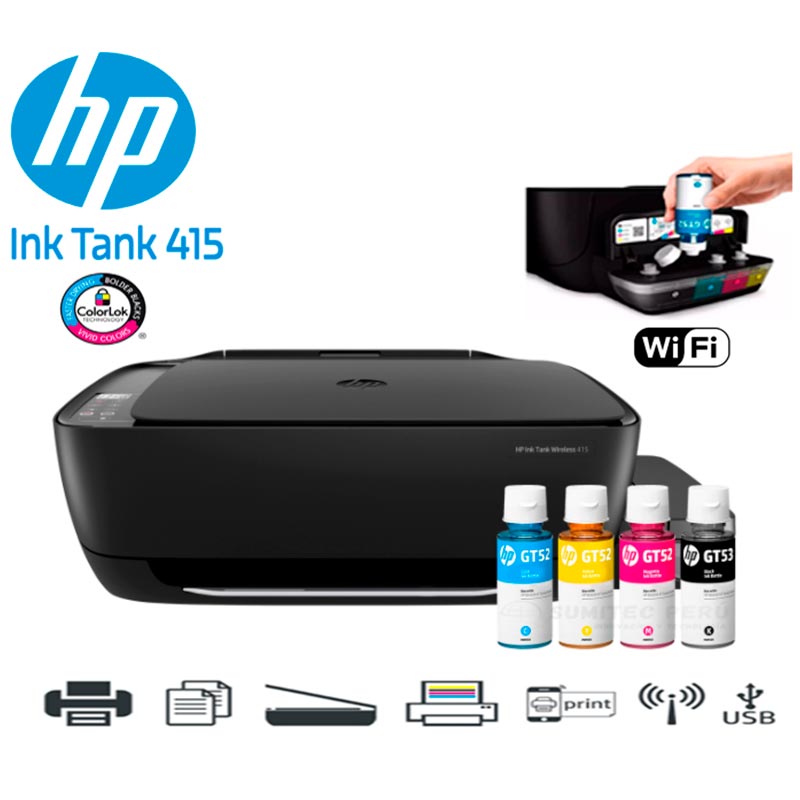 aspecto Continuar Contiene Impresora Multifuncional HP Ink Tank Wireless 415 | Arbi Tecnología